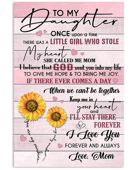 My Daughter. a Time There Was a Little Girl - Etsy