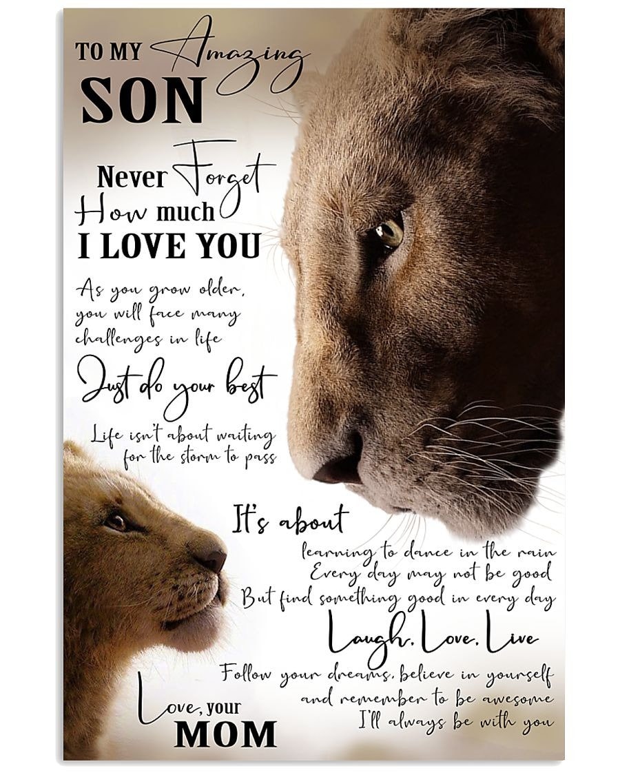To My Amazing Son. Never How Much I Love You. as You Etsy UK
