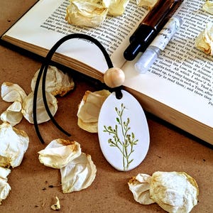 Wildflower Clay Car Diffuser: Aromatherapy Mirror Charm