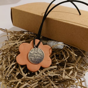 Car fragrance oil diffuser, car mirror charm, clay air freshener, car accessories, aromatherapy diffuser, wardrobe freshener, new car gift.