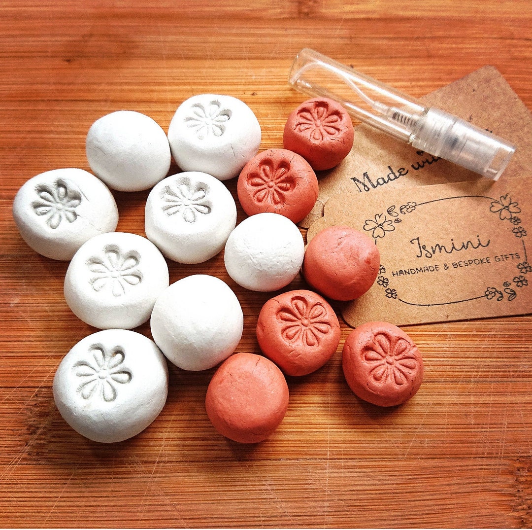 Handmade Air Dry Clay Beads Essential Oils Clay Diffusers, Aromatherapy