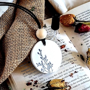 Handgemachter Auto-Diffusor aus Ton: Getrocknete Blumen, Aromatherapie, neues Auto Geschenk