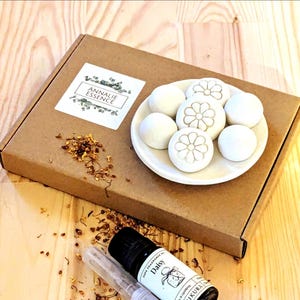 Daisy Clay Diffuser Stones: aromatherapie set etherische olie, huisgeurstenen.