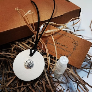 Car mirror charm, clay diffuser, essential oils, aromatherapy, air freshener,  new car, valentines , birthday gift, friend, mothers day .