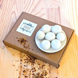 Handmade clay oil diffuser stones, aromatherapy gift set, home fragrance.