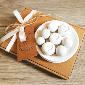 Handmade Clay Essential Oil Diffuser Stones: Aromatherapy Gift Set