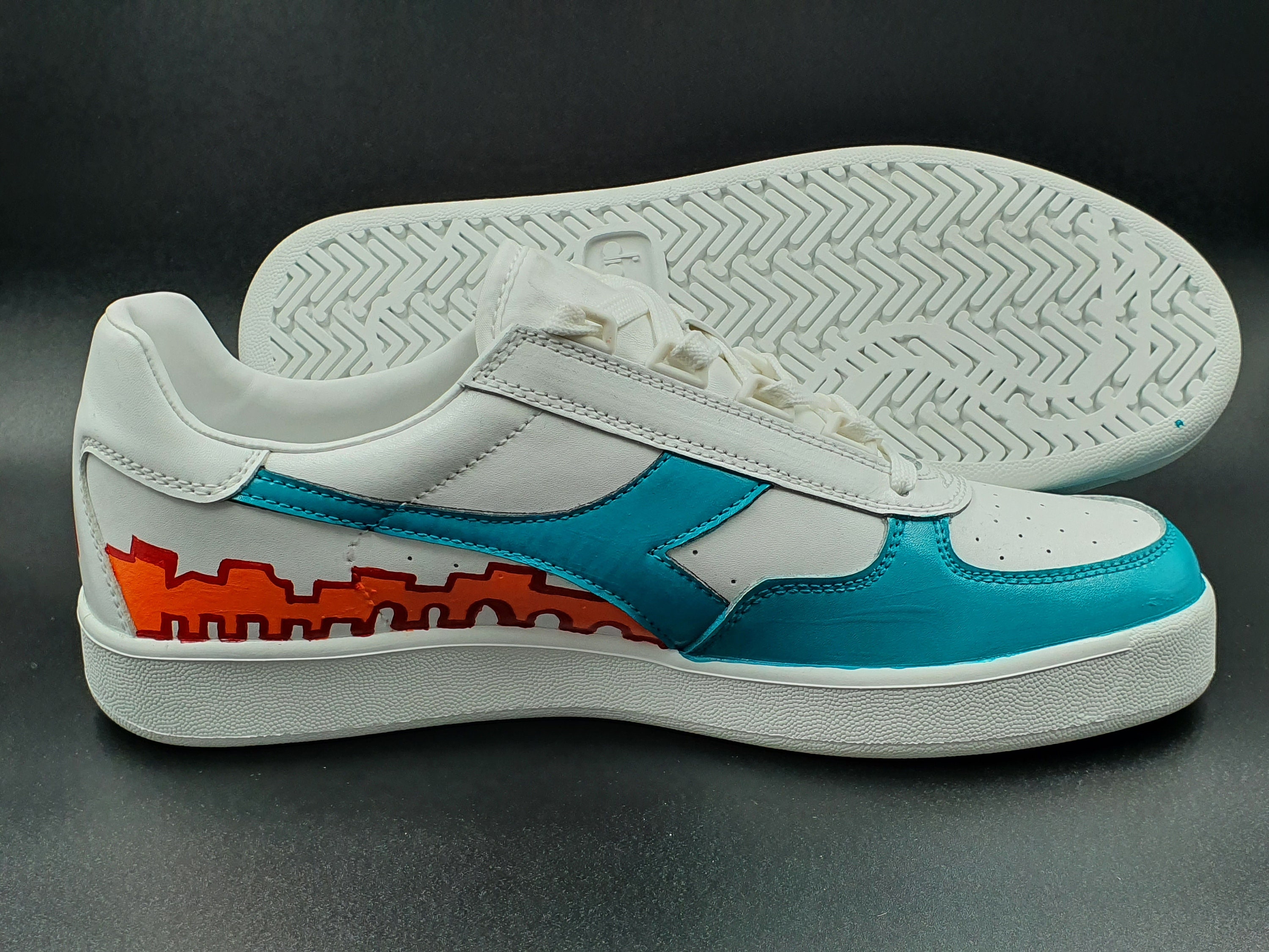 Diadora b top elite rosse