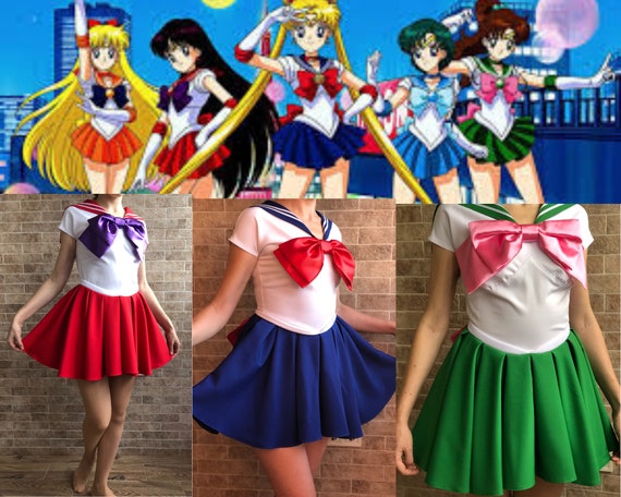 Sailor Moon Dress Sailor Moon Costume Sailor Moon Cosplay Halloween Costume  Women Costumes for Women Cosplay Costume for Women Kids Adult -  Israel