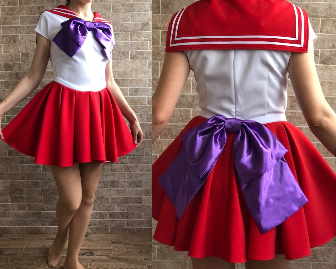 Cosplay Sailor Moon Vestito Anime Sailor Sailor Moon Travestimento Sailor  Mars Costume, image size:1080x864