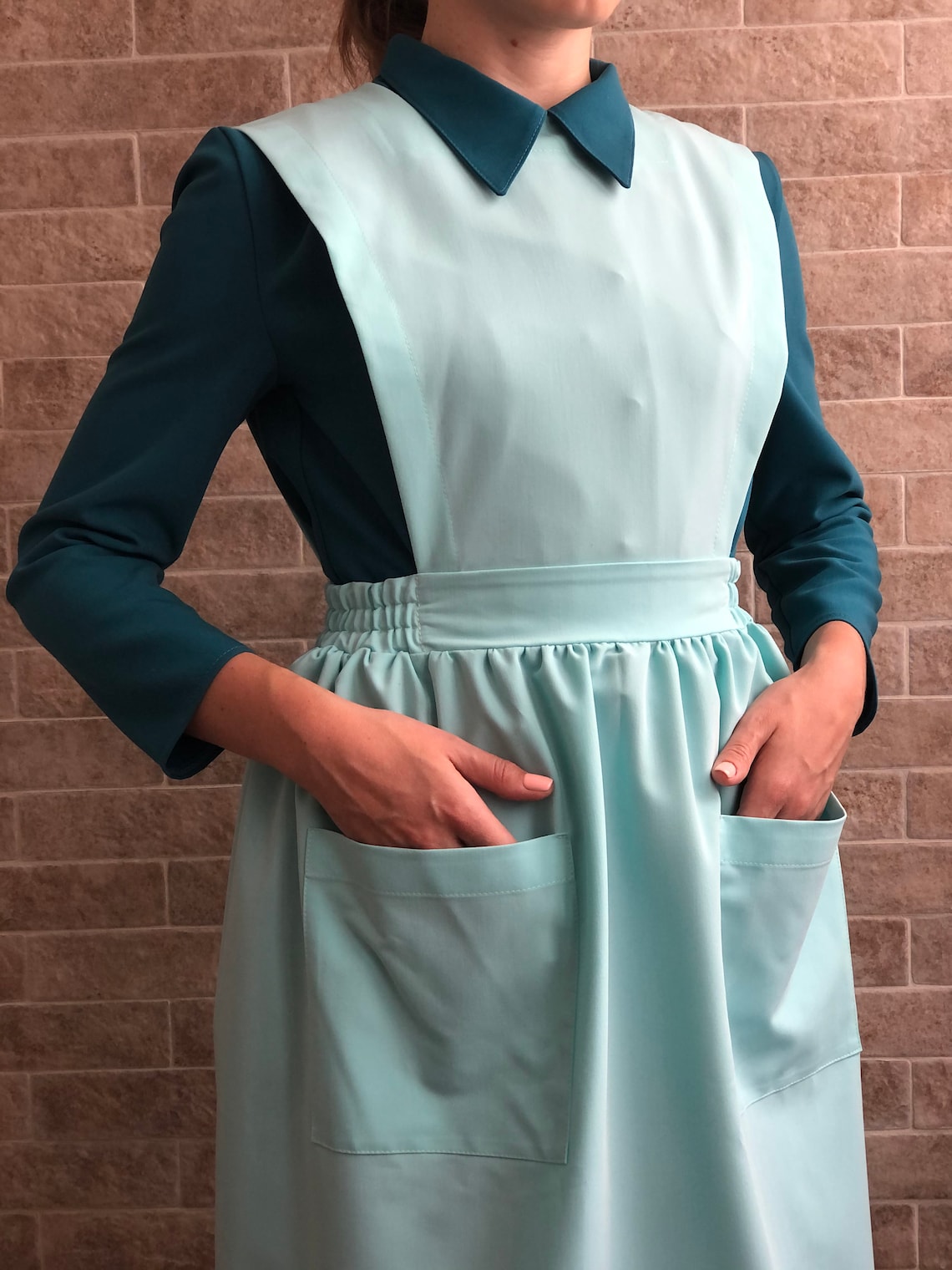 Nurse costume Nurse uniform Women dress Nurse cap apron Nurse Etsy