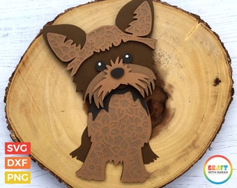 Download Mandala Yorkie Svg Etsy