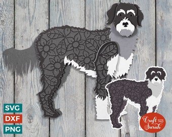 Aussiedoodle SVG | Aussiepoo Dog Plotterdatei