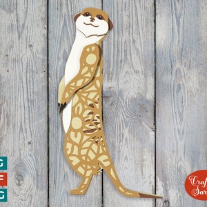 Meerkat SVG | Layered Meerkat Cutting File