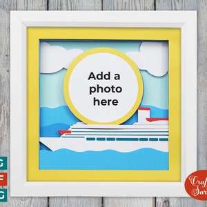 Cruise Shadow Box SVG | Layered Cruise Break Cut File