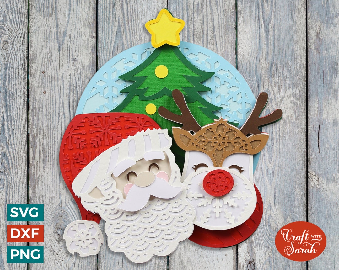 Sam From Rudolph Svg Santa & Rudolph Layered SVG | Layered Christmas Cutting File - Etsy