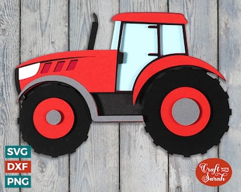 Tractor SVG | Tractor Layered SVG
