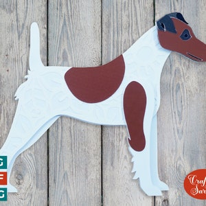 Fox-terrier SVG | Lime à découper pour Fox Terrier