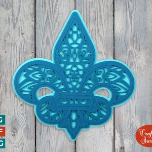 Fleur de Lys SVG | Lime à découper pour fleurs de lys