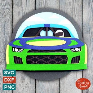 Nascar Racing SVG | Stock Car Racing Schnittdateien