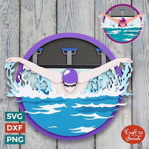 Schwimmen SVG | Dateien für Schwimmer / Schwimmerinnen