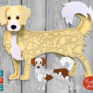 Kokoni SVG | Layered Kokoni Dog Cutting File