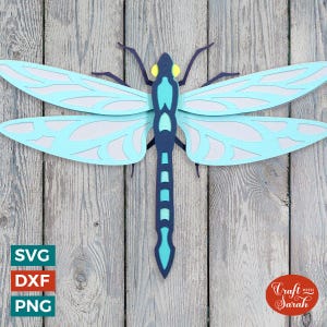Dragonfly SVG | Layered Dragonfly Insect Cut Files