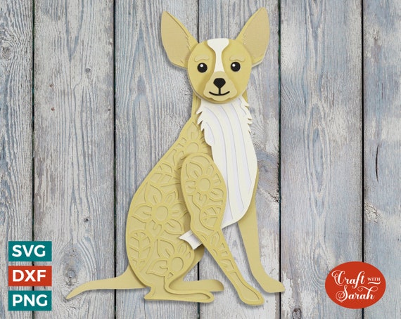 Buy Chihuahua (deer Head) SVG Layered Deer Head Chihuahua