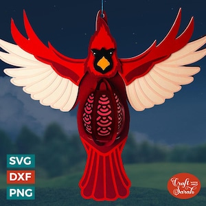 Arquivo de corte SVG da Lanterna Cardeal em camadas