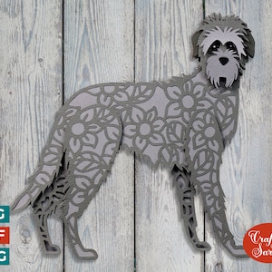 Irish Wolfhound SVG | Scottish Deerhound Cutting File