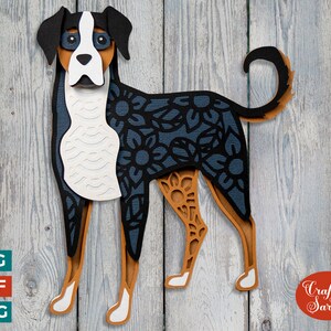 Größerer Schweizer Sennenhund SVG | Entlebucher Sennenhund SVG