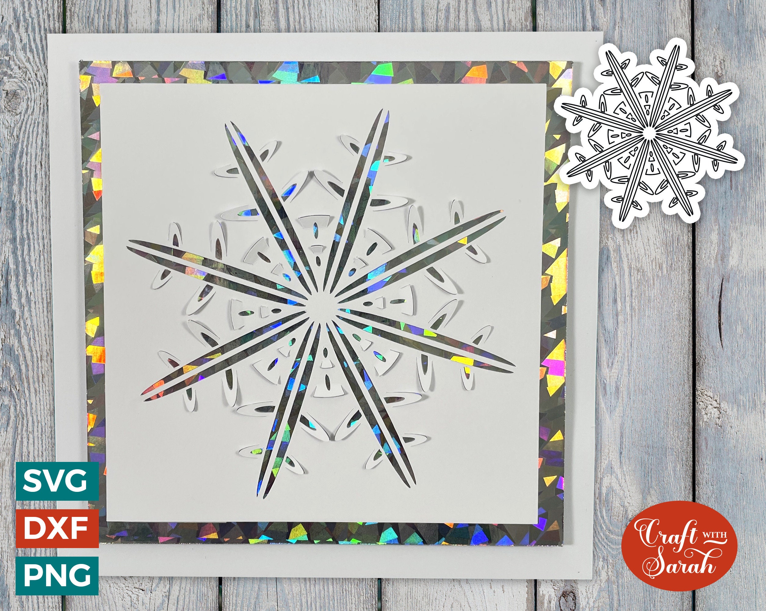 Single Snowflake Card | 