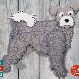 Hungarian Pumi SVG | Layered Pumi Dog Cutting File