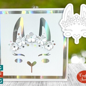 Popout Llama Crown Card | "Cut & Fold" Greetings Card