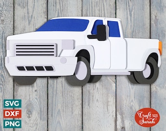Camionnette SVG | Camionnette SVG en couches