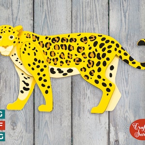 Jaguar SVG | Layered Leopard SVG