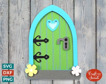 Fairy Door SVG | 3D Mythical Fairy Home Cutting File