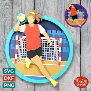 Handbal-SVG | Handbaldoel gesneden bestanden voor heren en dames
