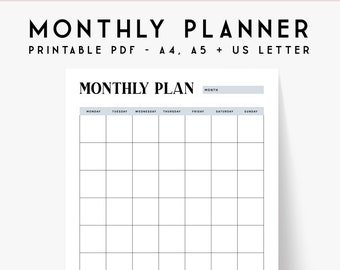 8x 10 Monthly Calaendar Printable Example Calendar Printable