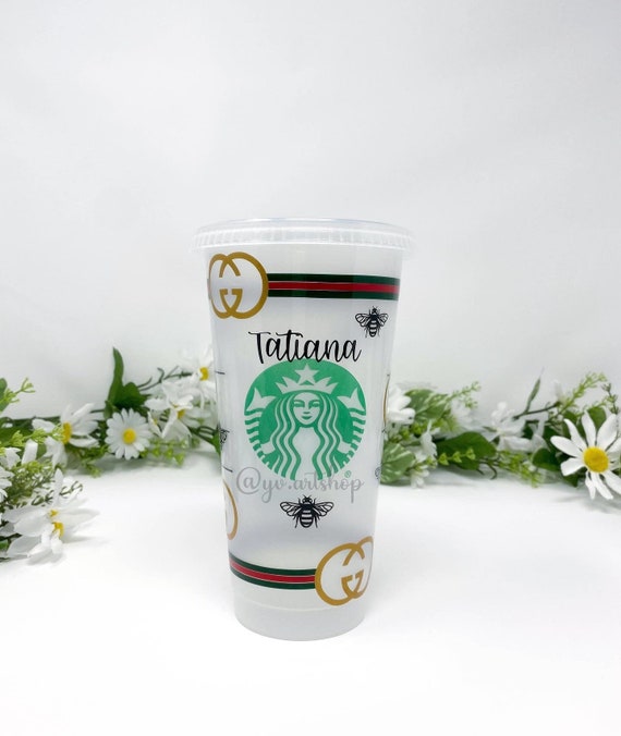 Gucci inspired Starbucks cup | Etsy