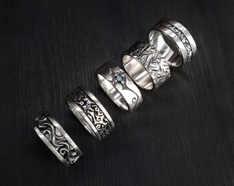 【韓国のみ】 TOWTOW.ARCHIVE Carved Ring Set Silve TOWTOW.ARCHIVE Carved STYLE | KREAM