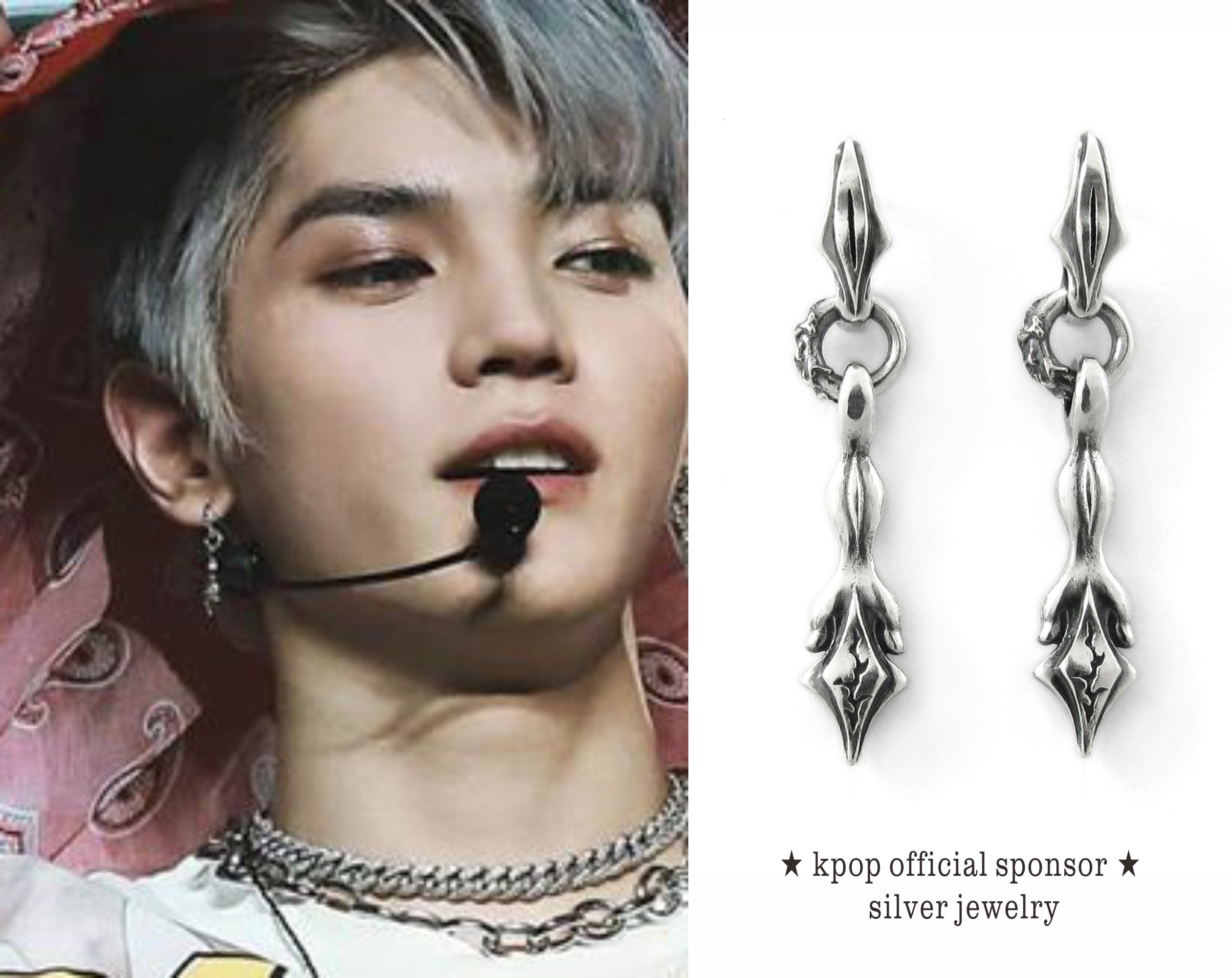 Kpop Earrings Men 