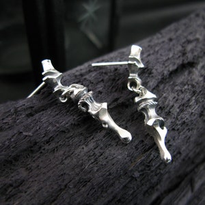 Sterlingworth Dagger Dangle Silver Earrings, Kpop Earrings, Drop Stud Earrings, Rustic Earrings, Unique Earrings, Mans Earrings, Mens Studs