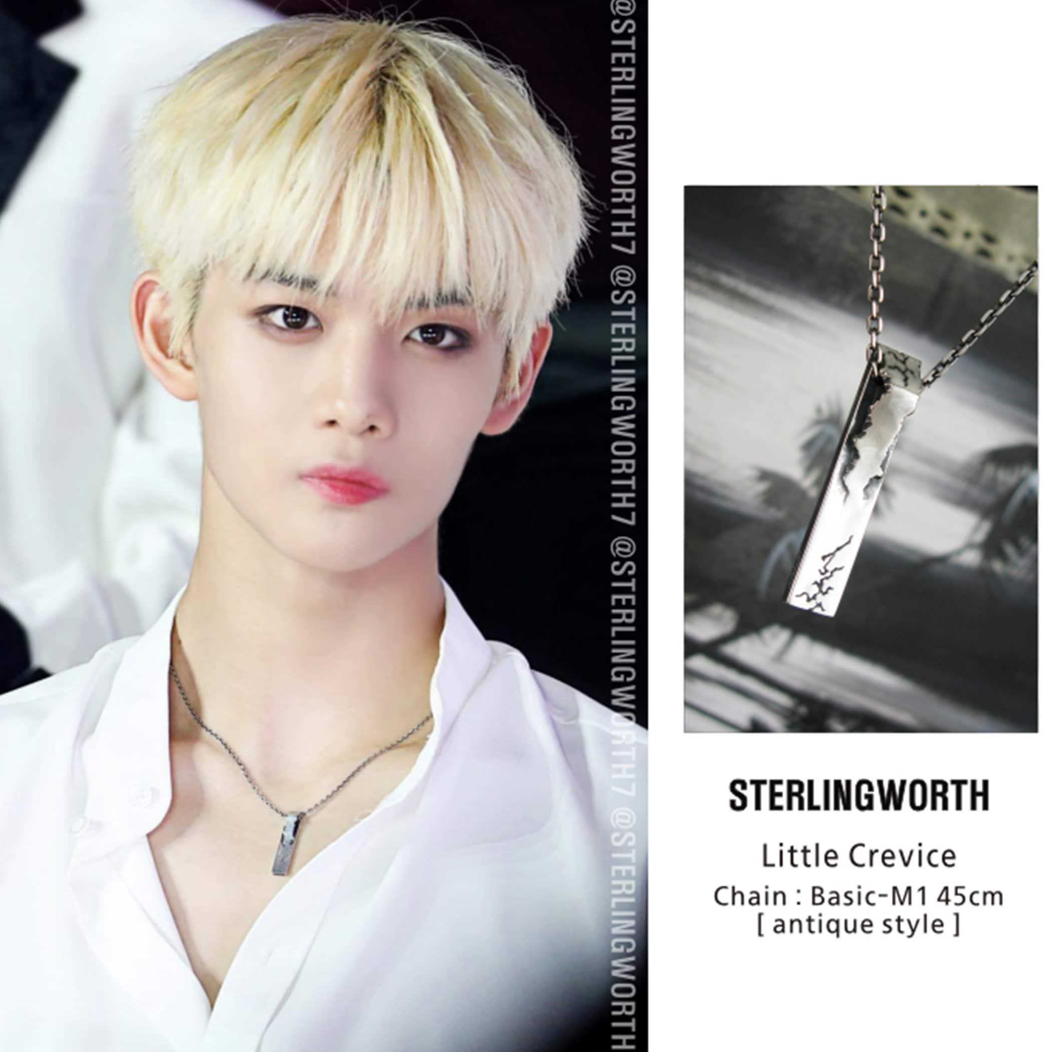 Little Crevice Sterlingworth Pendant Necklace Kpop 