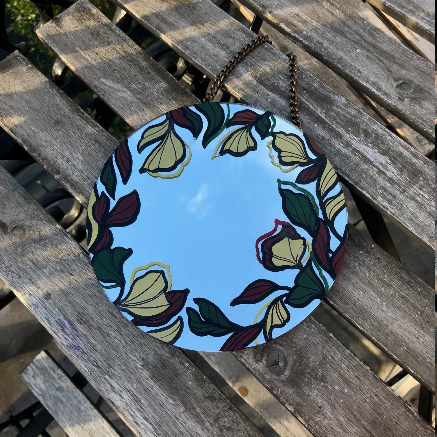 Petit Miroir avec Chaînette