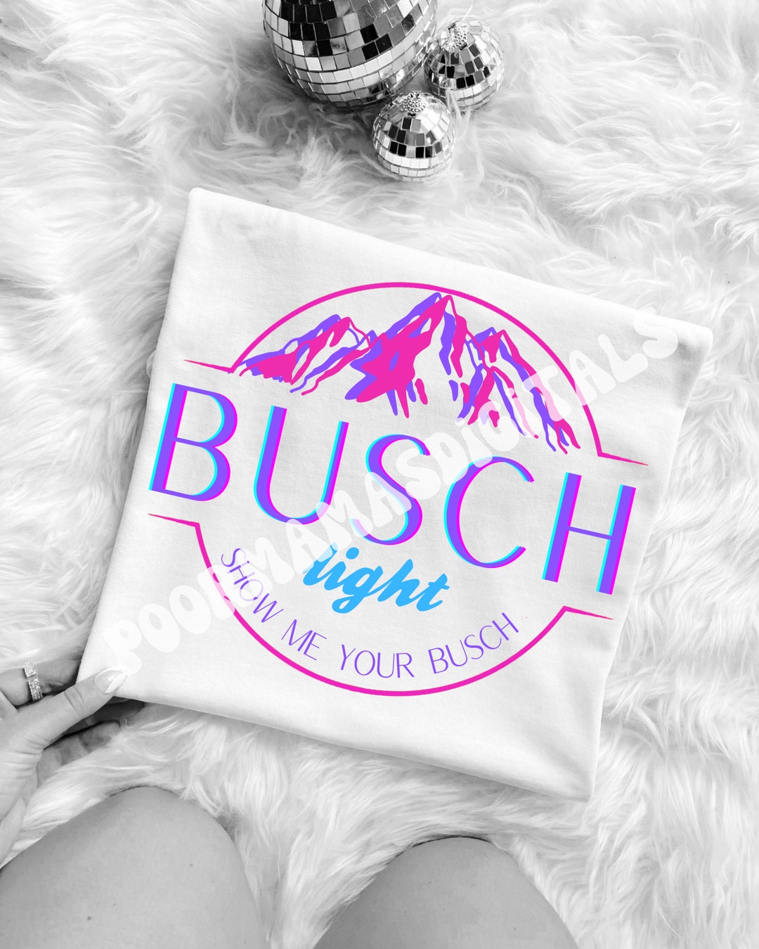 Show Me Your Busch Beer Modern Retro Digital Download PNG Etsy