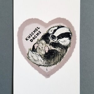 Kuscheldachs Floof Badger Charm