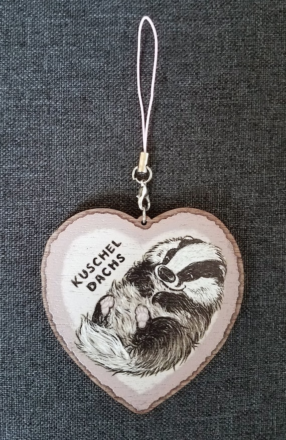 Kuscheldachs Floof Badger Charm