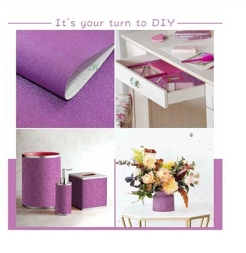 Sticker Glitter Adhesive Craft Permanent Vinyl Stick to Glass Etsy