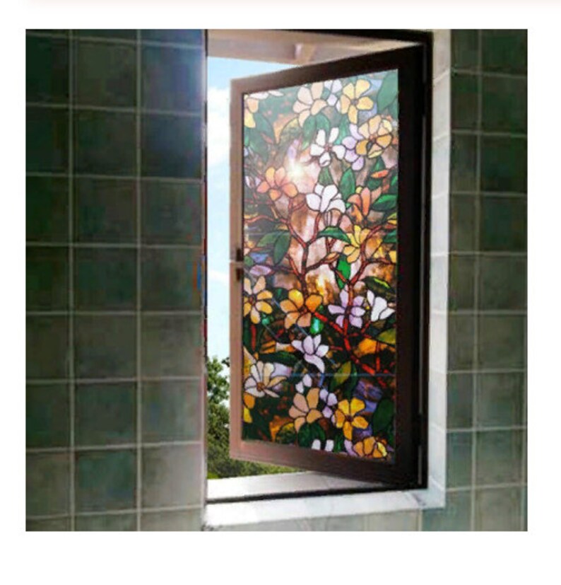 Privacy solar Window Film.Static Nonadhesive Sun Blocking Etsy