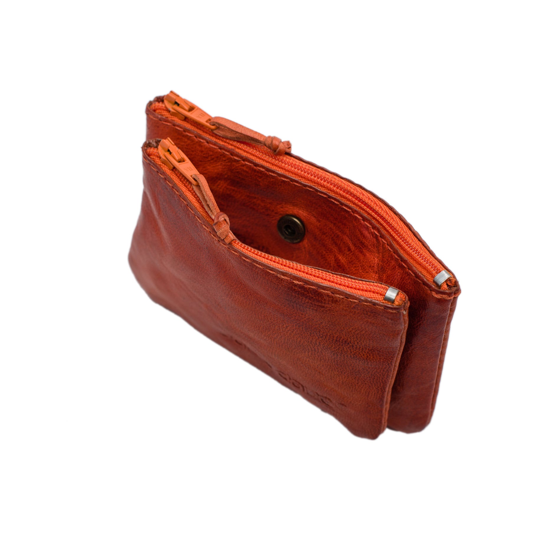 Leather Money Pouch, Handmade Zipper Wallet , Genuine Leather Money Pouch, Handmade Zipper Wallet , Genuine